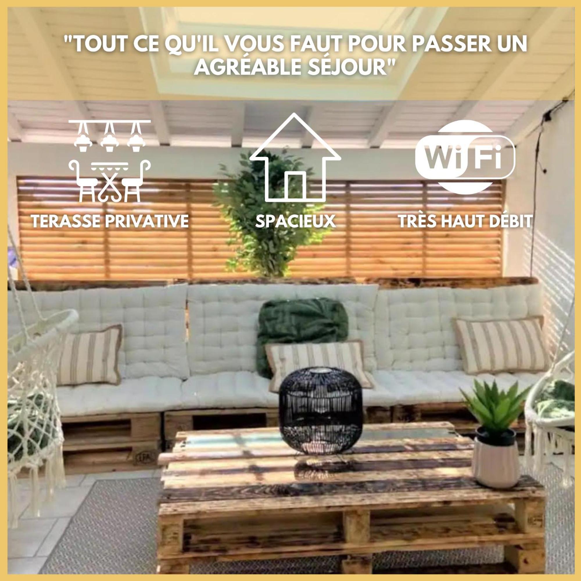 Appartamento Le Paisiblement Votre 2 Ch, Terrasse, Clim, Park Montauban Esterno foto